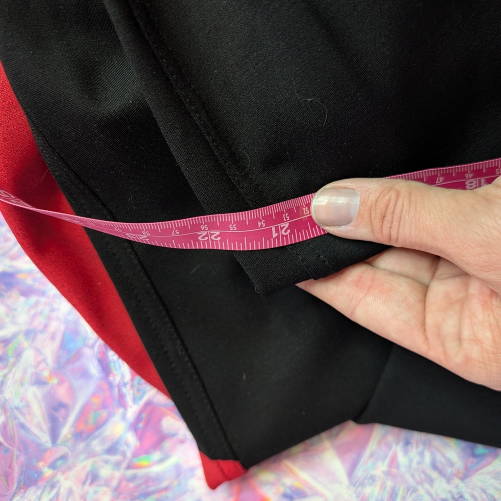 New Toxic Vision Designer Devil Screen Printed Tie Front Pants With Measurements - Picture 14 of 15